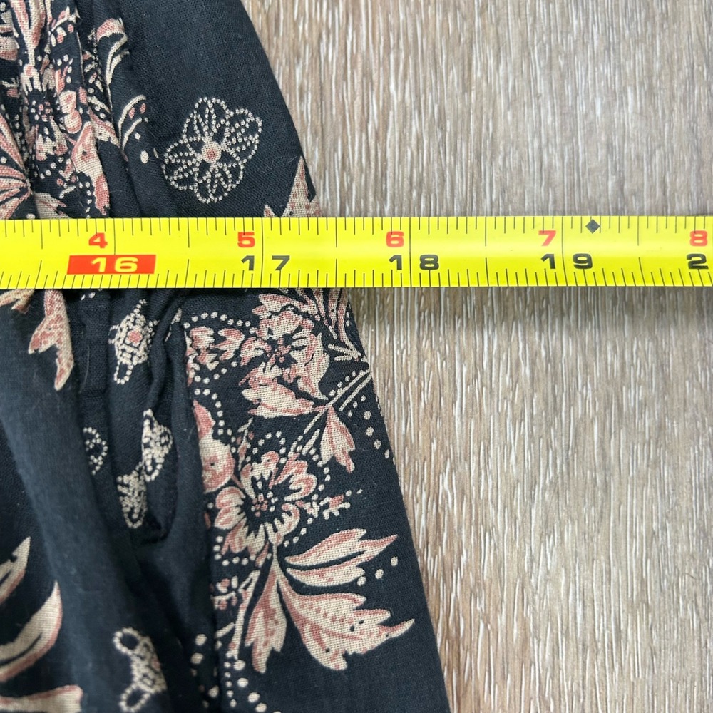 Free People black and Blush Floral Maxi Dress - Picture 9 of 11